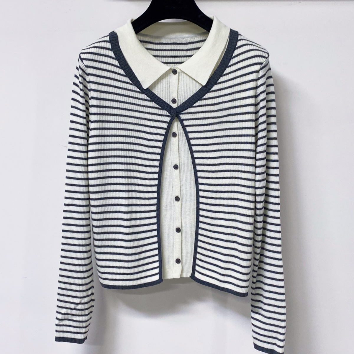 Silk Blouse - Высококачественный женский трикотажный топ с воротником-поло