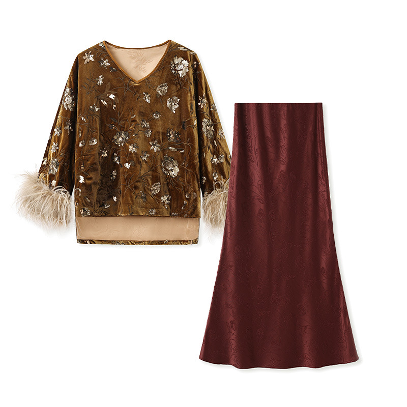 Silk Blouse - Зимний комплект блузок с манжетами и
