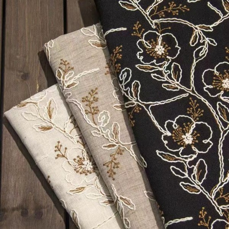 Lace Dress - Вышитая тюлевая кружевная ткань с отделкой