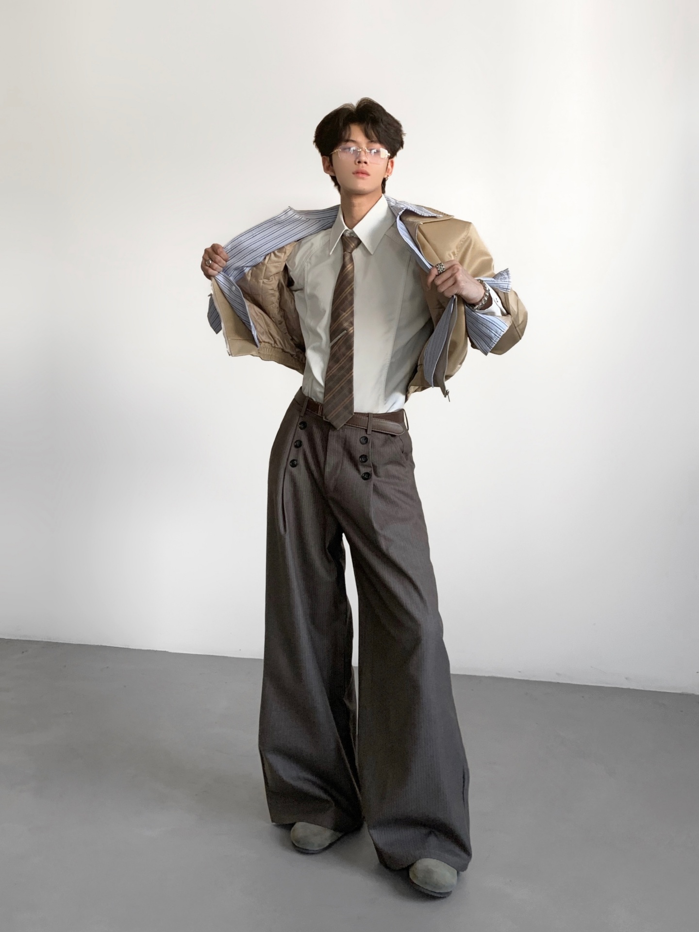 Tailored Trouser Wide - Мужские повседневные брюки Ace Tailors в