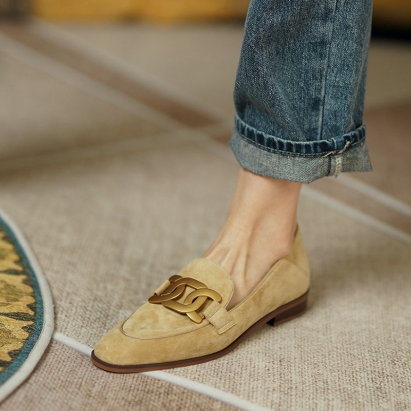 Womens Heels - Замшевые Кожаные женские лоферы весна/осень женская