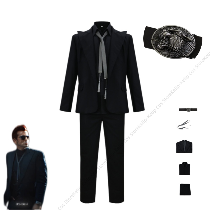 Womens Blazer - Костюм для косплея GO Crowley, черный
