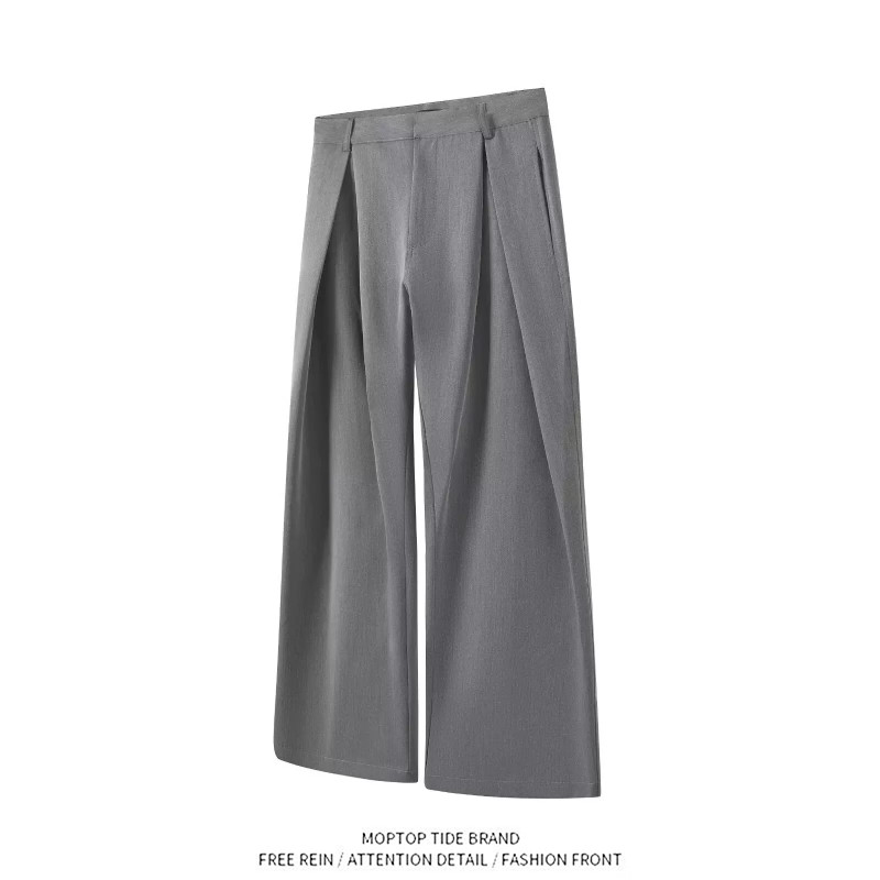 Tailored Trouser Wide - Ретро-брюки с широкими штанинами и складками,