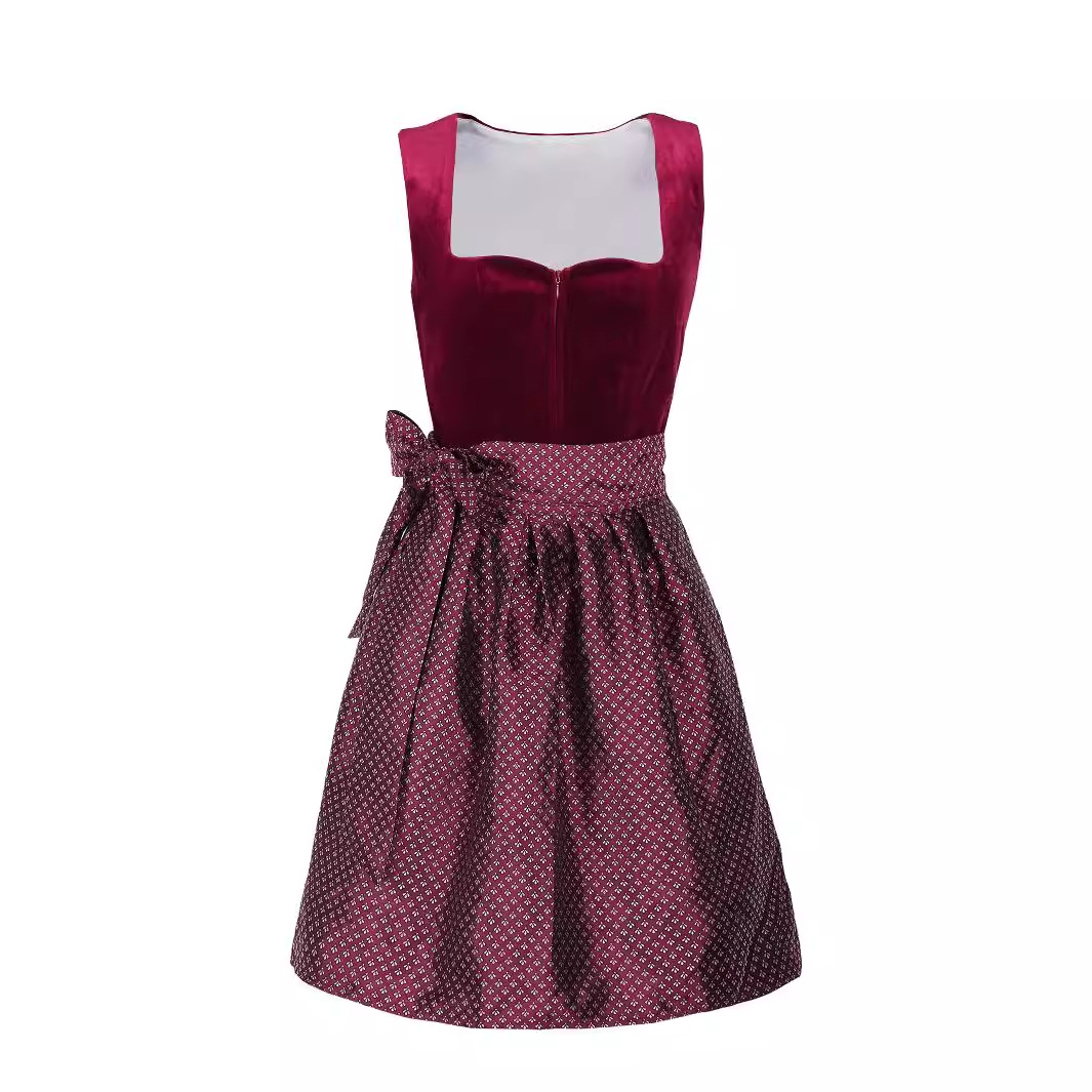 Midi Dress - Карнавальный костюм пивной горничной Октоберфеста для
