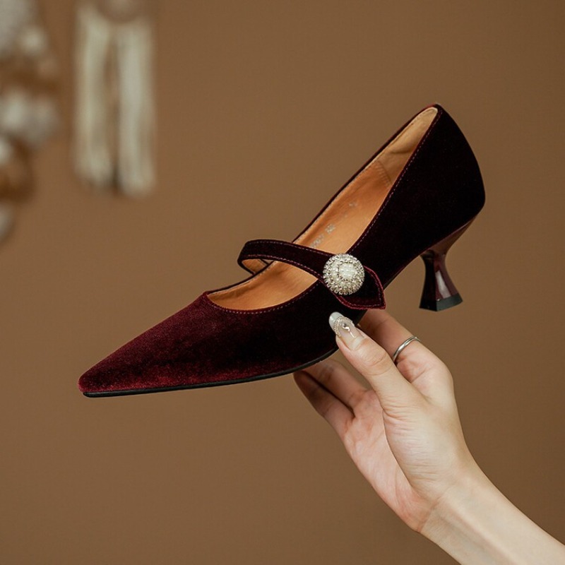 Винно-красные туфли Мэри Джейн – обзор и цена Womens Heels