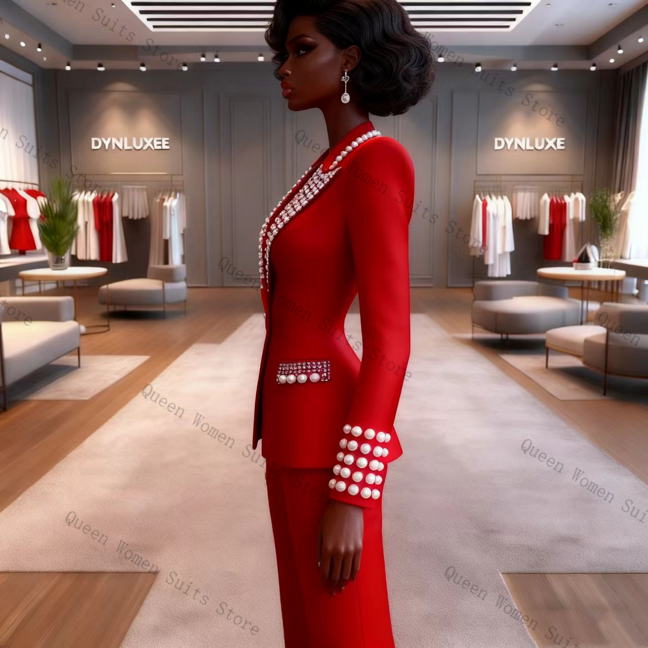 Костюм женский из хлопка, 2 пр – обзор и цена Women'S Red Formal Wear