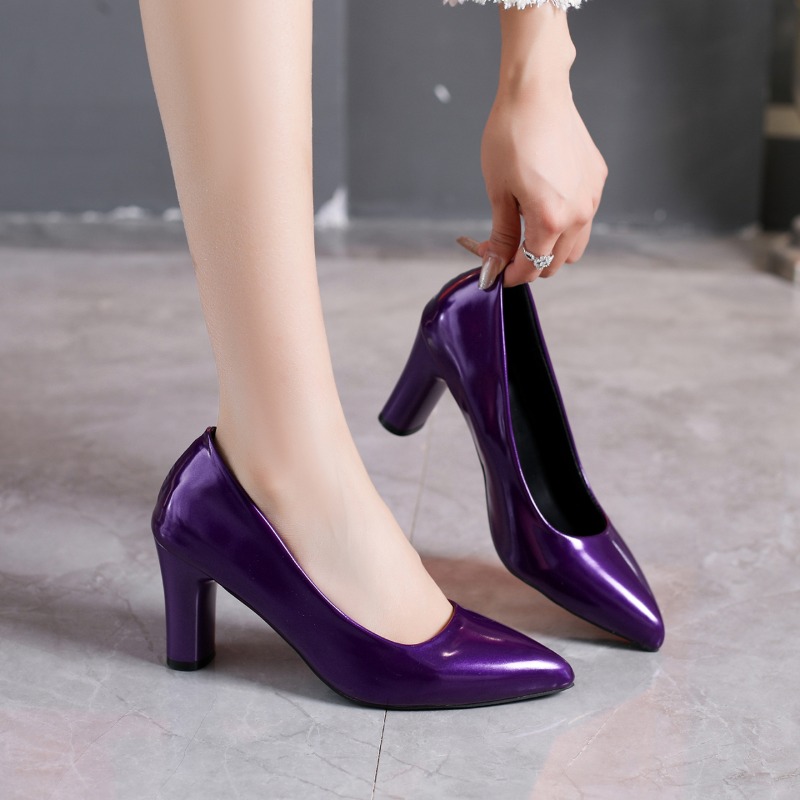 Туфли-лодочки из лакированной  – обзор и цена Pump Heel Block