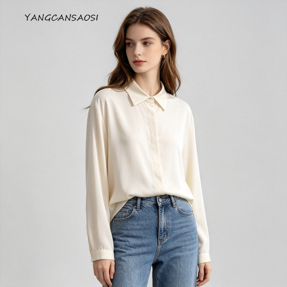 Модная женская рубашка больших – обзор и цена Silk Blouse