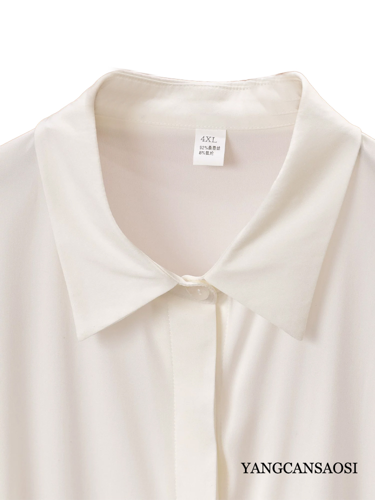 Модная женская рубашка больших – обзор и цена Silk Blouse