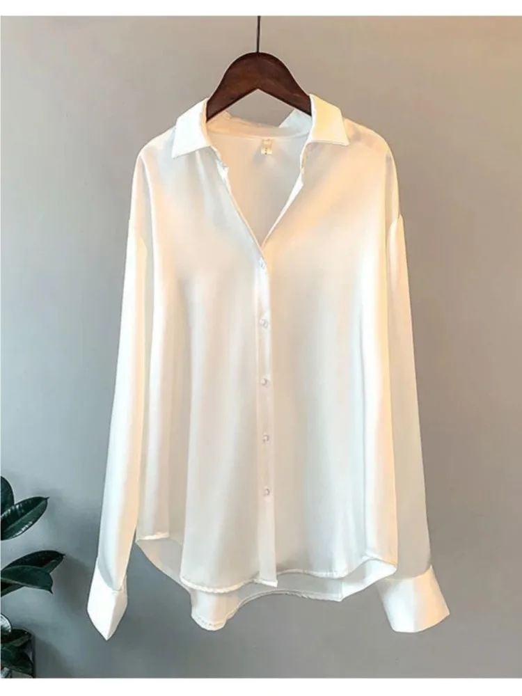 Повседневная женская шелковая  – обзор и цена Silk Blouse