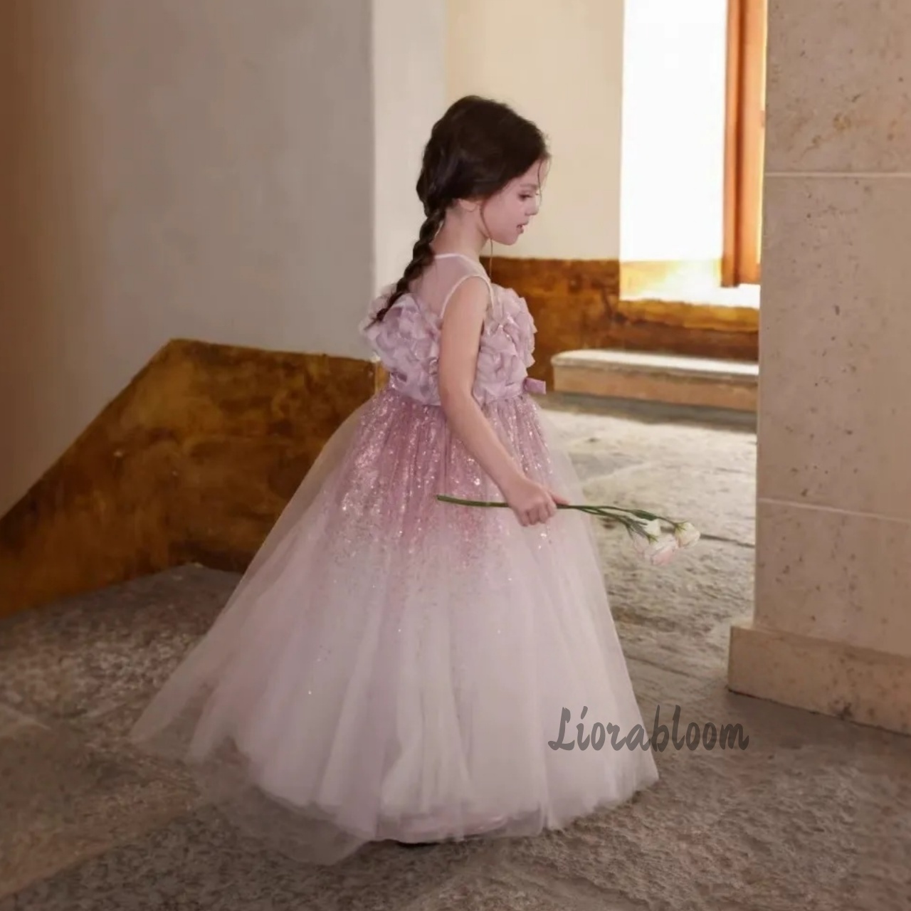 Розовое пышное платье для дево – обзор и цена Formal Skirt