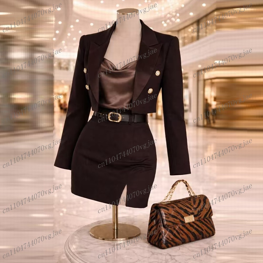 Темно-коричневый формальный но – обзор и цена Formal Skirt
