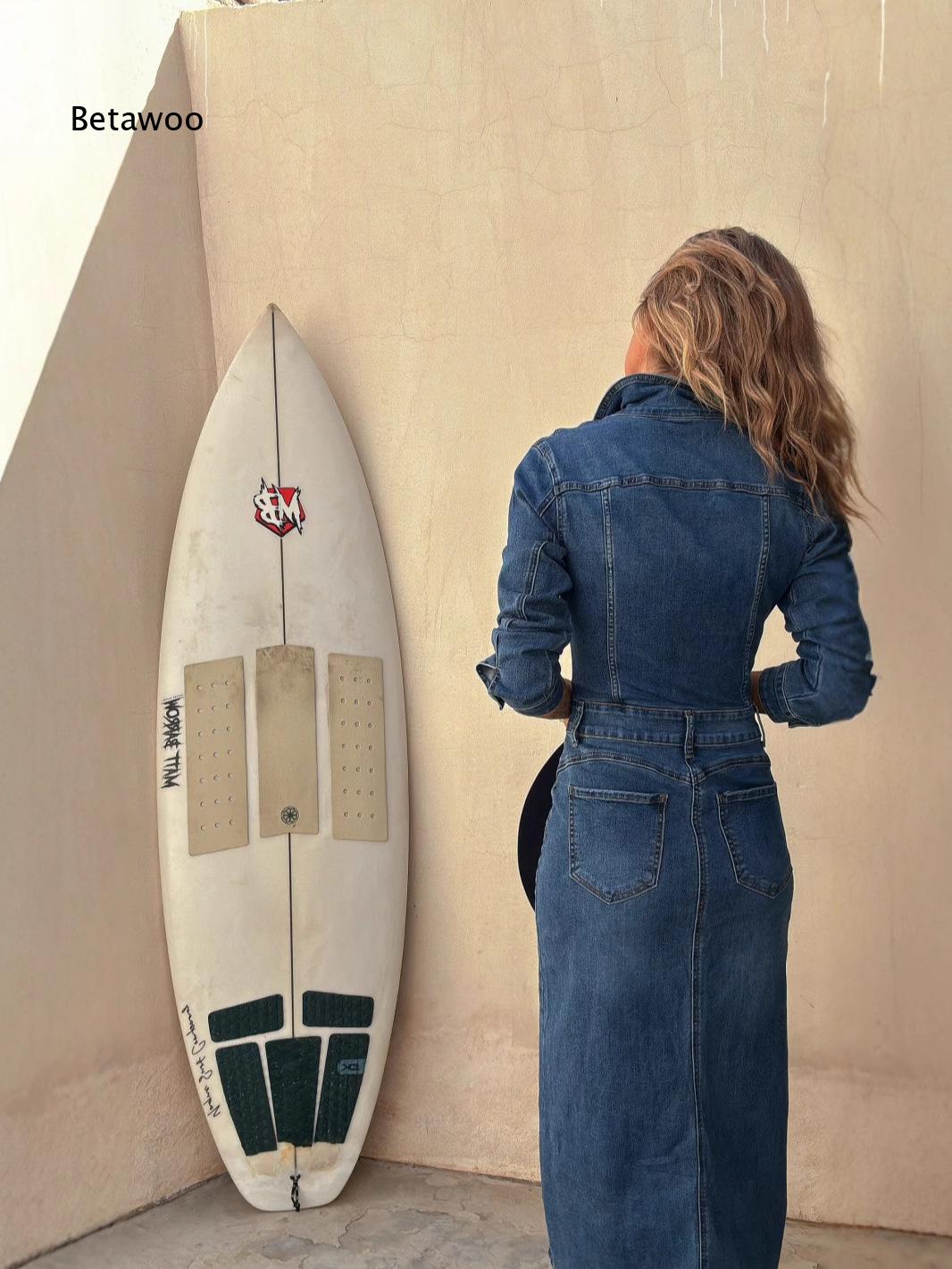 Черное джинсовое платье миди д – обзор и цена Midi Dress