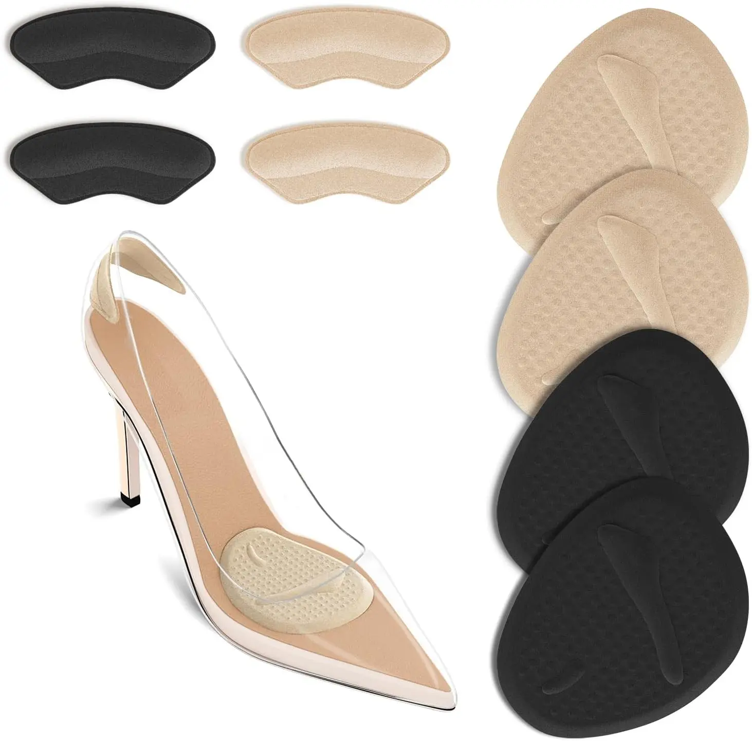 2 комплекта подушечек для пято – обзор и цена Womens Heels