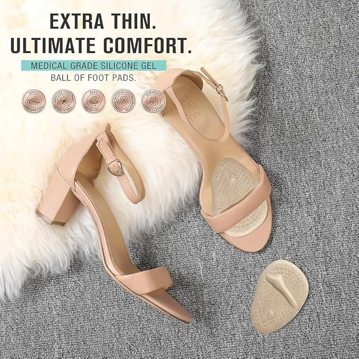 2 комплекта подушечек для пято – обзор и цена Womens Heels