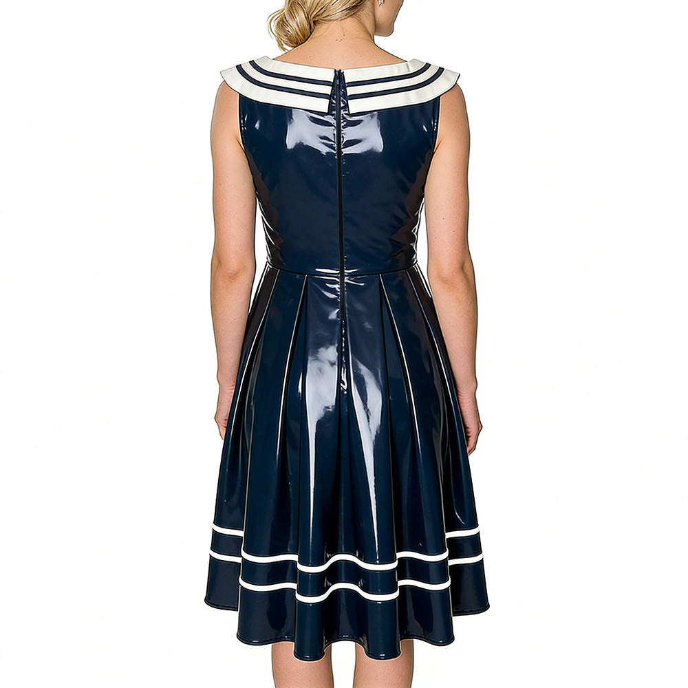 Винтажное женское платье-матро – обзор и цена Midi Dress