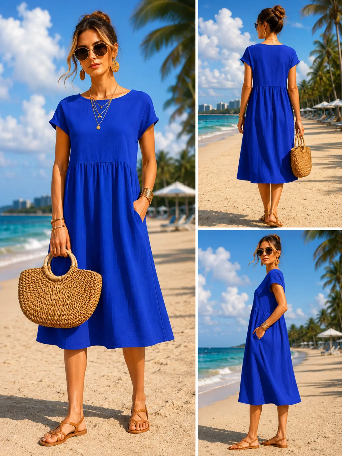 Женское повседневное платье ми – обзор и цена Midi Dress