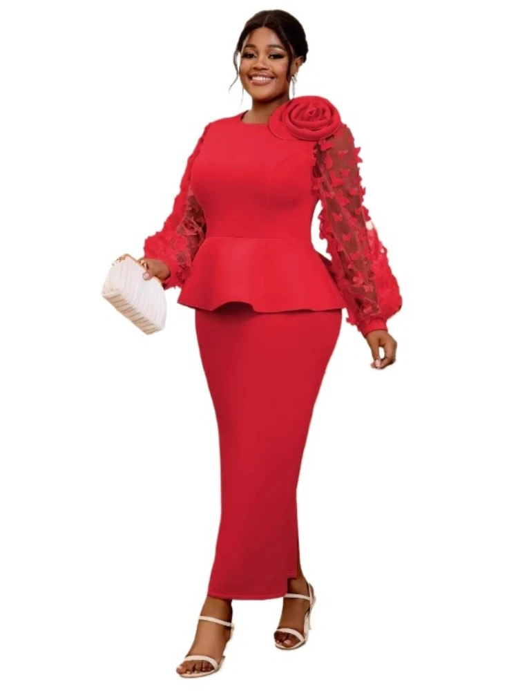 Африканские платья больших раз – обзор и цена Women'S Red Formal Wear