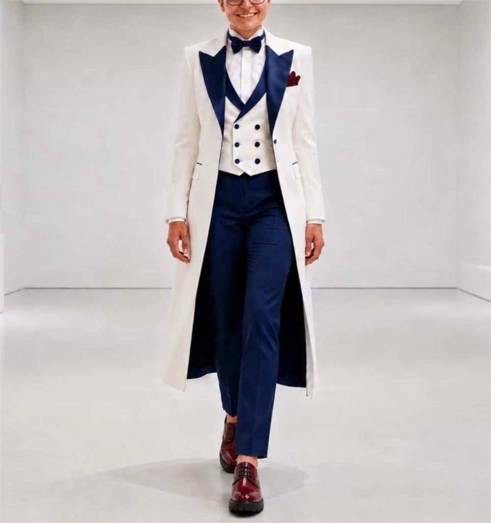 Темно-синий с белым женский пи – обзор и цена Womens Blazer