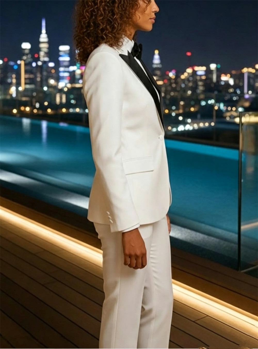 Женский костюм-двойка: белый п – обзор и цена Womens Blazer
