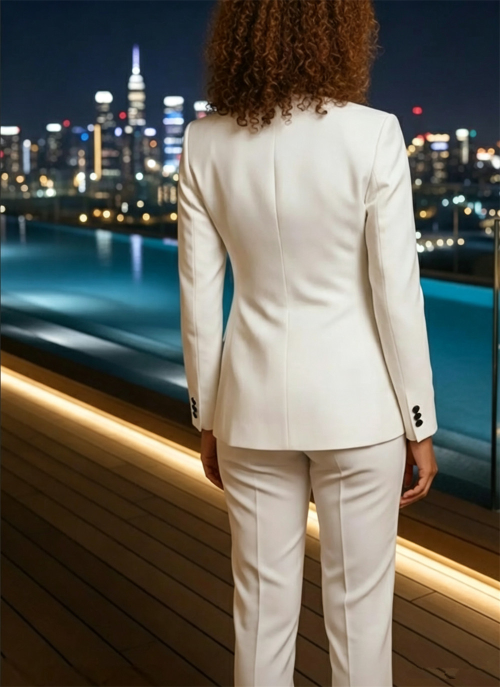 Женский костюм-двойка: белый п – обзор и цена Womens Blazer